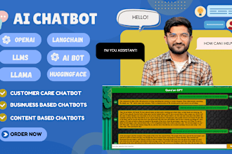 ai chatbot with openai, llms and langchain