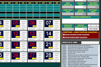 microsoft excel based payroll management system developed using excel vba macros