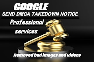 send dmca takedown notice to google