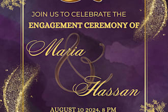 create invitation cards for wedding, birthdays, baby shower etc