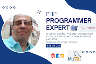 be your programmer in PHP, javascript, CSS, bootstrap, or actionscript