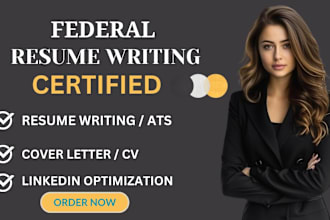 provide professional federal resume writing services