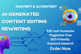 edit, rewrite, and humanize ai generated content