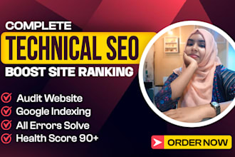 do technical SEO, website audit, broken links and search console indexing fix