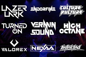 design music band or dj logo