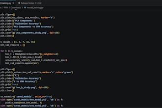 do machine learning projects in python