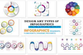 design professional infographic, business, canva and powerpoint infographic