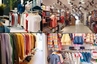 design a modern clothing and fashion shopify store or website