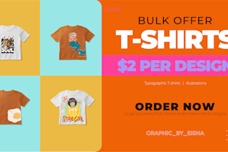 create t shirts in bulk for your pod business