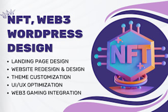 wordpress nft website nft landing page web3 gaming website nft minting website