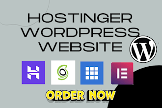 create update fix edit wordpress hostinger website bluehost siteground in 24hrs