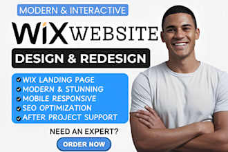 build modern wix website design wix studio, create and develop wix studio