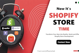 build high converting shopify spocket, zendrop, dsers dropshipping store
