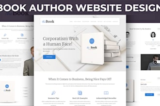 book author website, portfolio website, photography website, artist website