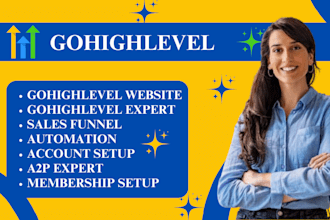 gohighlevel expert go high level website workflow funnel landing page automation