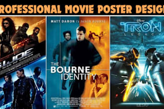 design enchanting movie poster teaser film poster  design movie film pitch decks