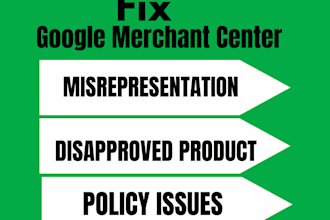 fix google merchant center suspension misrepresentation gmc product disapproval