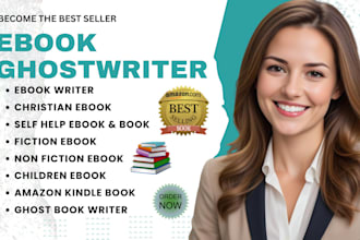 ebook ghostwriter  kdp book writer ghost book writer nonfiction kid ebook writer