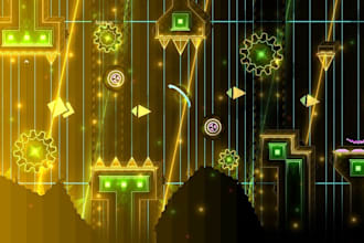 decorate a worthy part in geometry dash