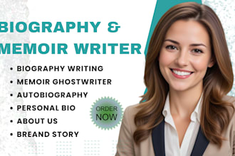 ghostwrite memoir nonfiction autobiography biography developmental book editor