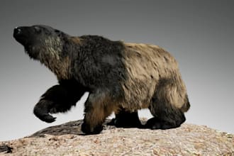 do 3d animal model, dnd, creature model for game and printing