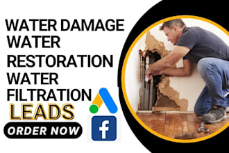 generate water damage leads water restoration leads water filtration leads