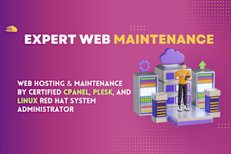 web hosting and maintenance by certified cpanel, plesk, and linux administrator