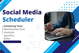 be your professional social media scheduler for consistent posting