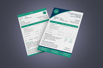 do professional and custom invoice design for your business