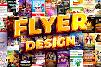 design attractive flyer and poster