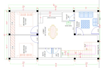 make professional house plan and interior space planning