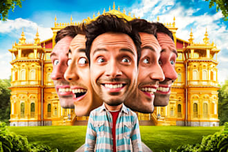 design youtube thumbnail in iman gadzhi style in 4 hours