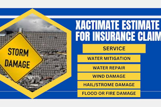 do xactimate estimate for insurance claim property damage