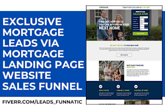 design mortgage landing page home owner mortgage website mortgage sales funnel