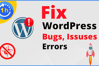 provide wordpress bug fixing and troubleshooting service