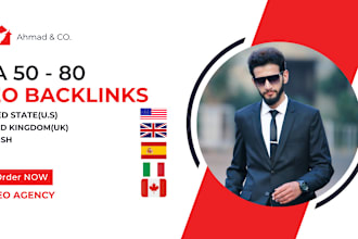 build high quality UK, USA, german, and spanish SEO backlinks guest posts