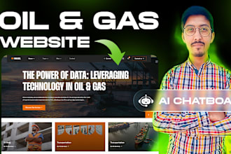 build oil and gas company website