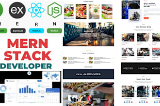 develop custom mern stack website as a mern stack developer