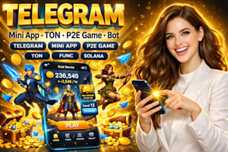 do telegram mini app mini game p2e bot on ton solana base