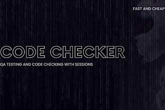 do QA testing for your python code and fix errors