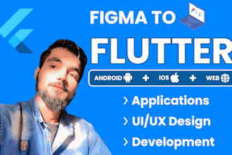 develop any flutter ui for your flutter app development