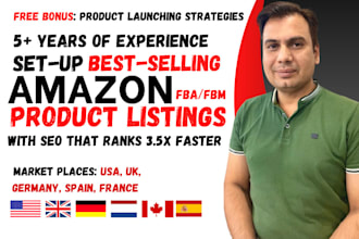 set up amazon fba fbm product listings for pl, SEO amazon  listing optimization