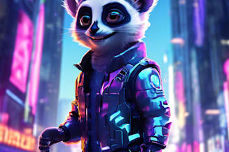 do a sci fi art and sci fi character