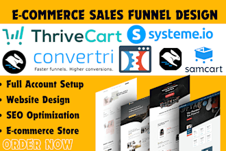 setup systeme io convertri thrivecart samcart clickfunnels surecart funnelish