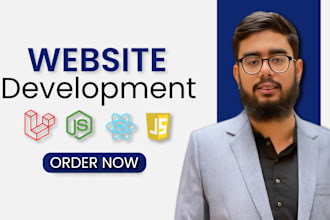 build, rebuild website development as full stack developer, front end developer