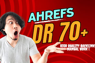 increase your website domain rating ahrefs dr 70 guaranteed