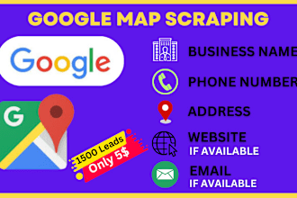 do google map scraping, b2b data extraction, data enrichment