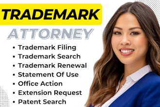 be your licensed trademark attorney for trademark registration trademark search