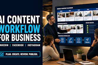 create an ai social media content system for your business