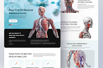 design healthcare website medical website dentist website doctor website